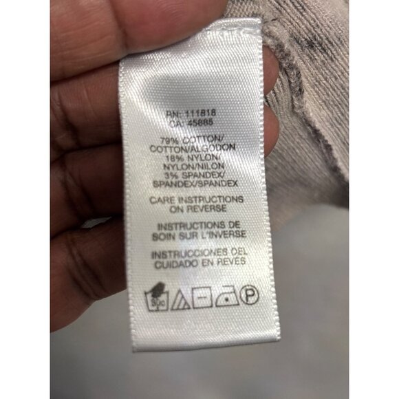 Michael Kors XL Brown Snake Print Cardigan Sweater - Womens Cropped Button-Up V- - Picture 8 of 11